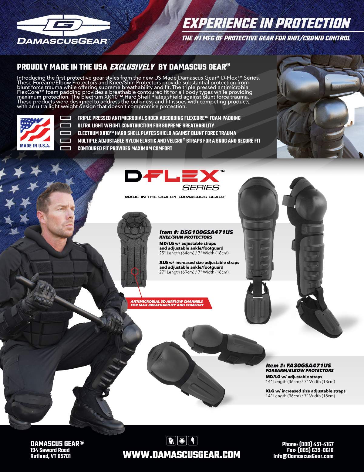 Damascus Gear USA Made D-Flex Series