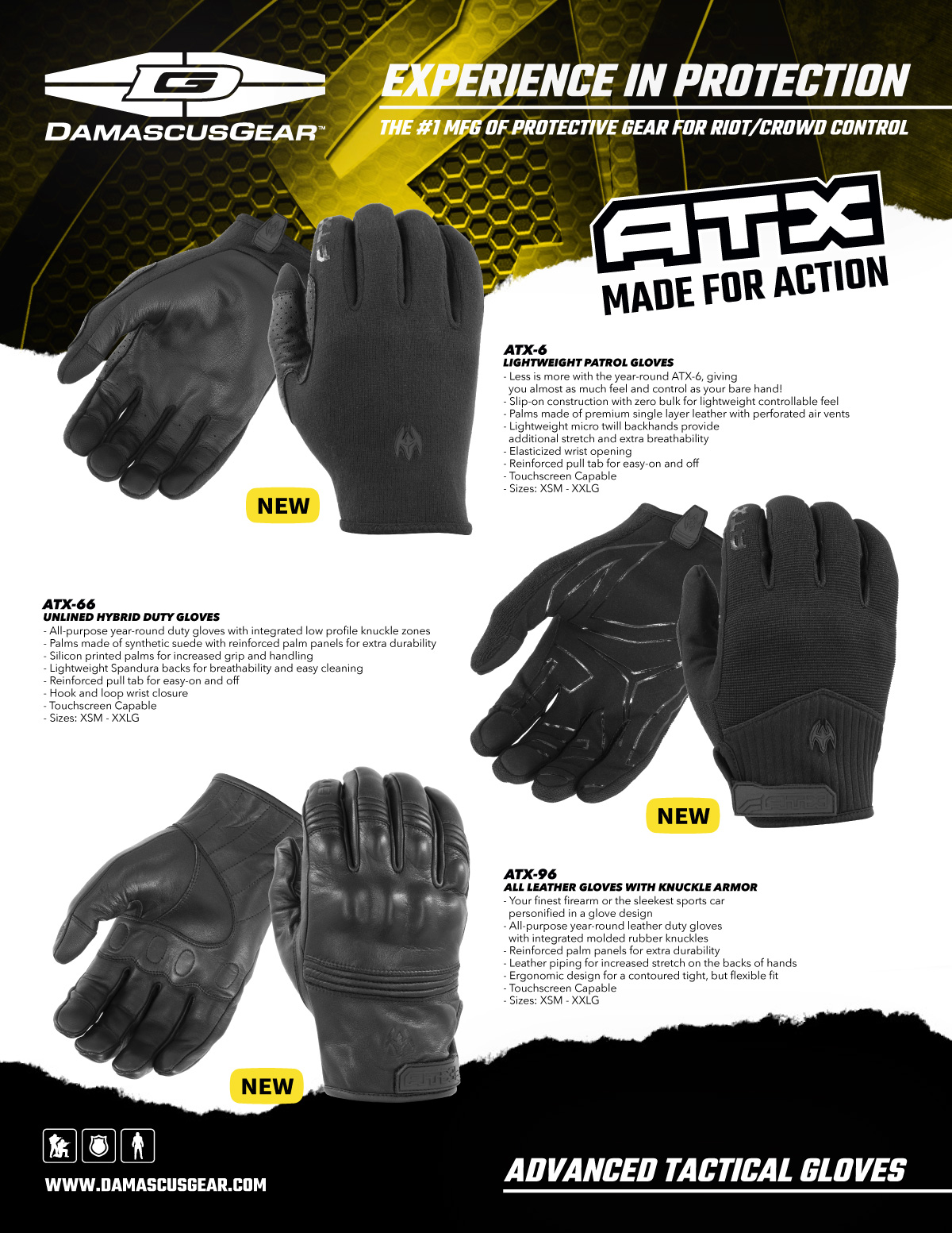 Damascus Gear ATX Series Gloves