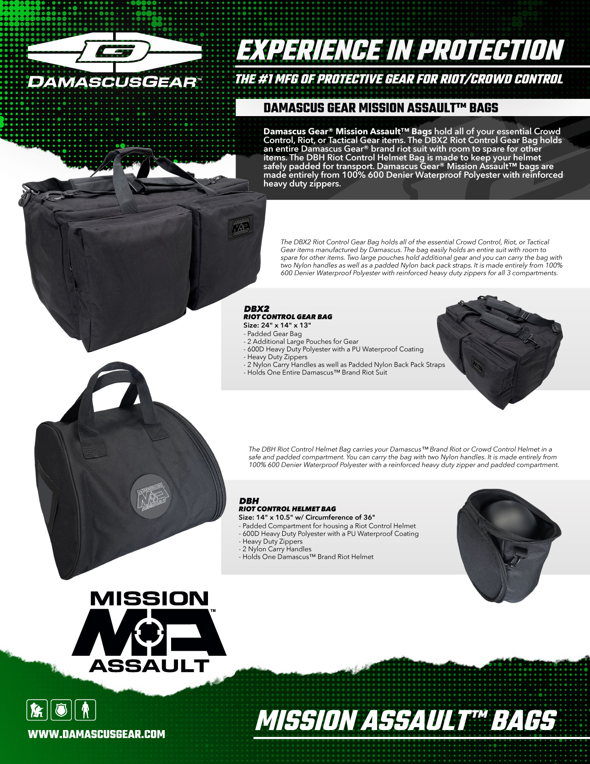 Damascus Gear® Mission Assault™ Bags