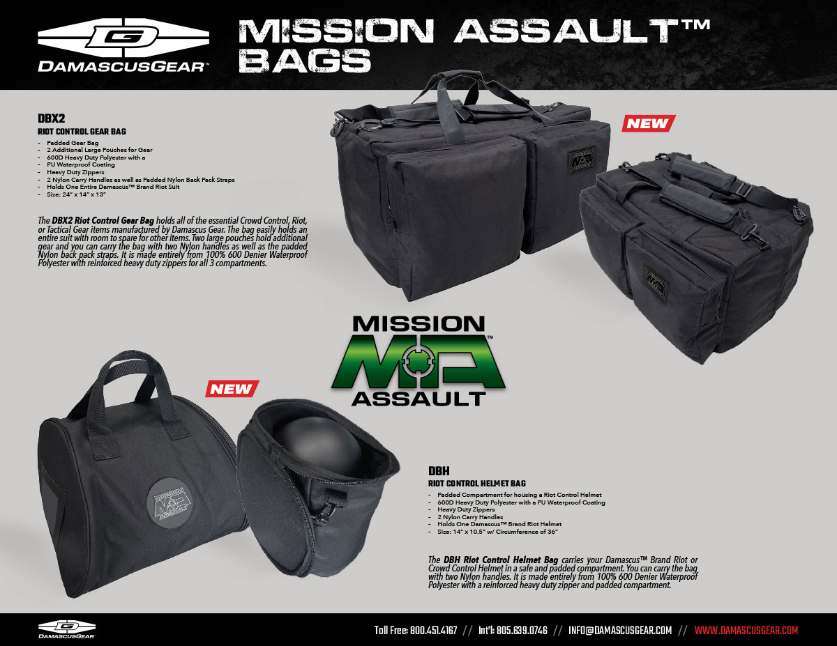 Riot Control Gear Bag - Damascus Gear