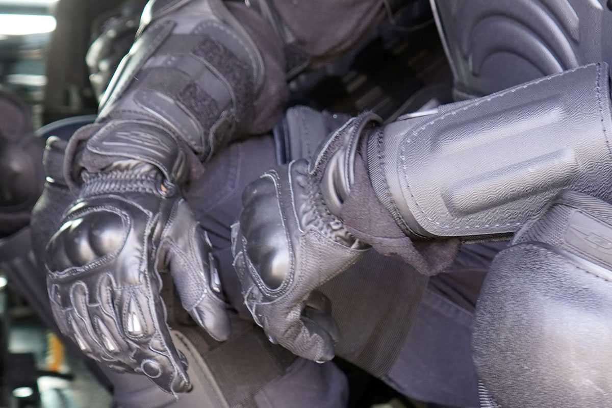 NITRO™ Cut Resistant Gloves w/ Digital Leather & Carbon-Tek™ Fiber Knuckles  - Damascus Gear