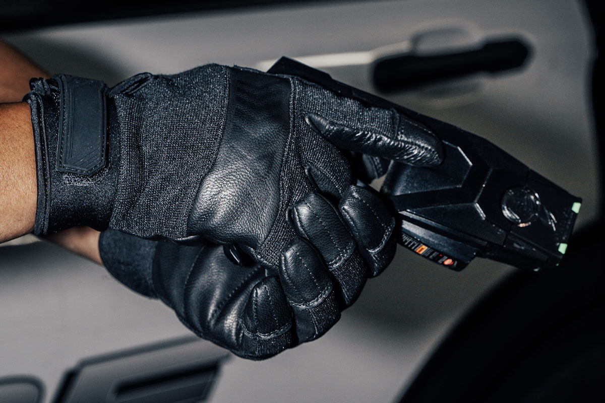 Leather Puncture Resistant Gloves w/ Koreflex II Micro-Armor - Damascus Gear